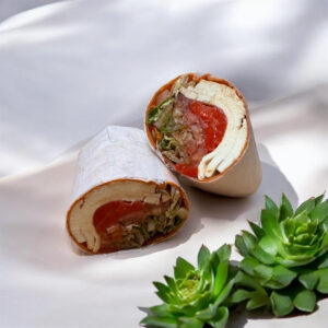 Fresh Mozzarella, Tomato, Roasted Peppers, & Basil Wrap